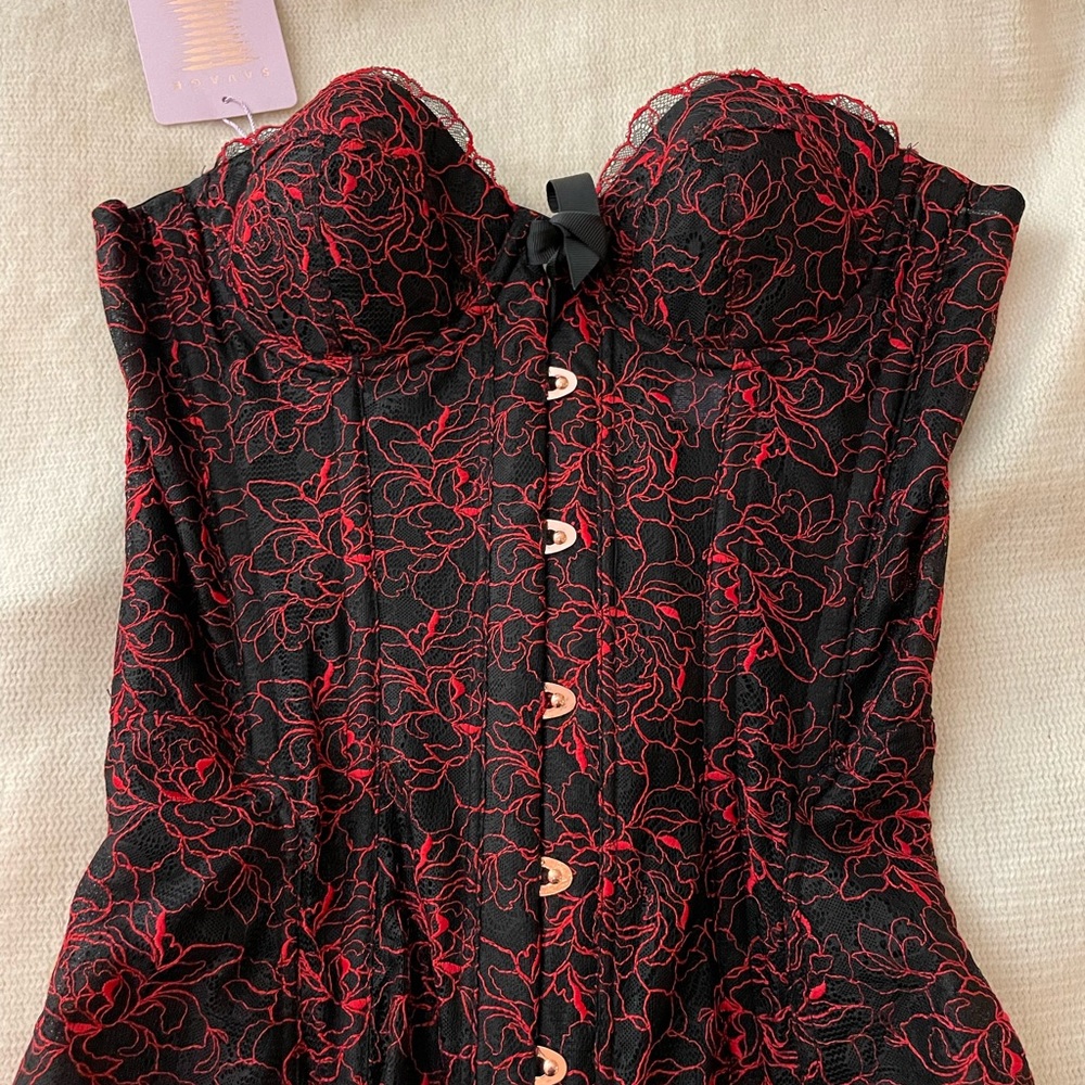 Corset SAVAGE X FENTY Embroidered Lace Corset